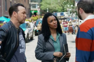 Donnie Wahlberg and Sonequa Martin-Green in Boston Blue