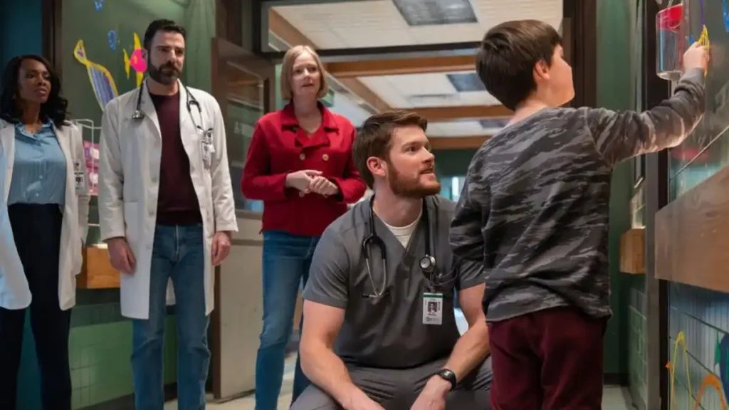 A still from Brilliant Minds Season 2