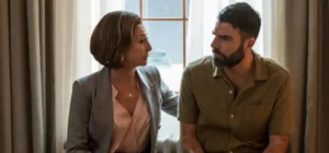Donna Murphy and Zachary Quinto in Brilliant Minds Season 2