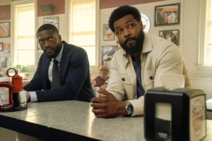 Aldis Hodge and Isaiah Mustafa in Cross Season 2