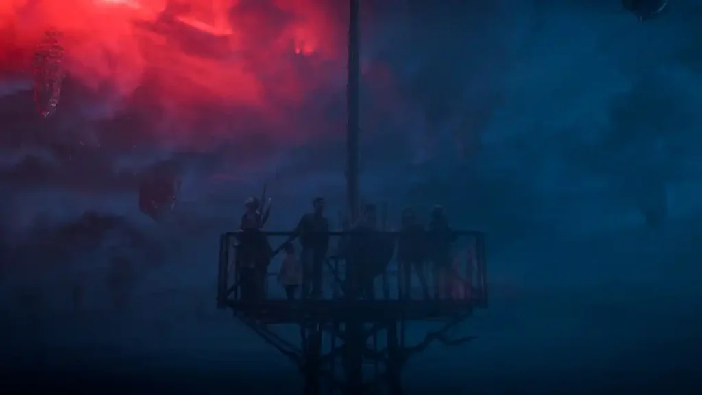 A still from the finale of Stranger Things Season 5