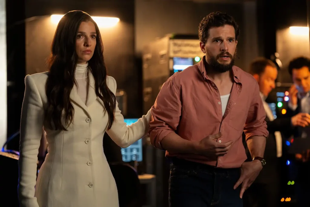 Marisa Abela and Kit Harington in Industry Season 4